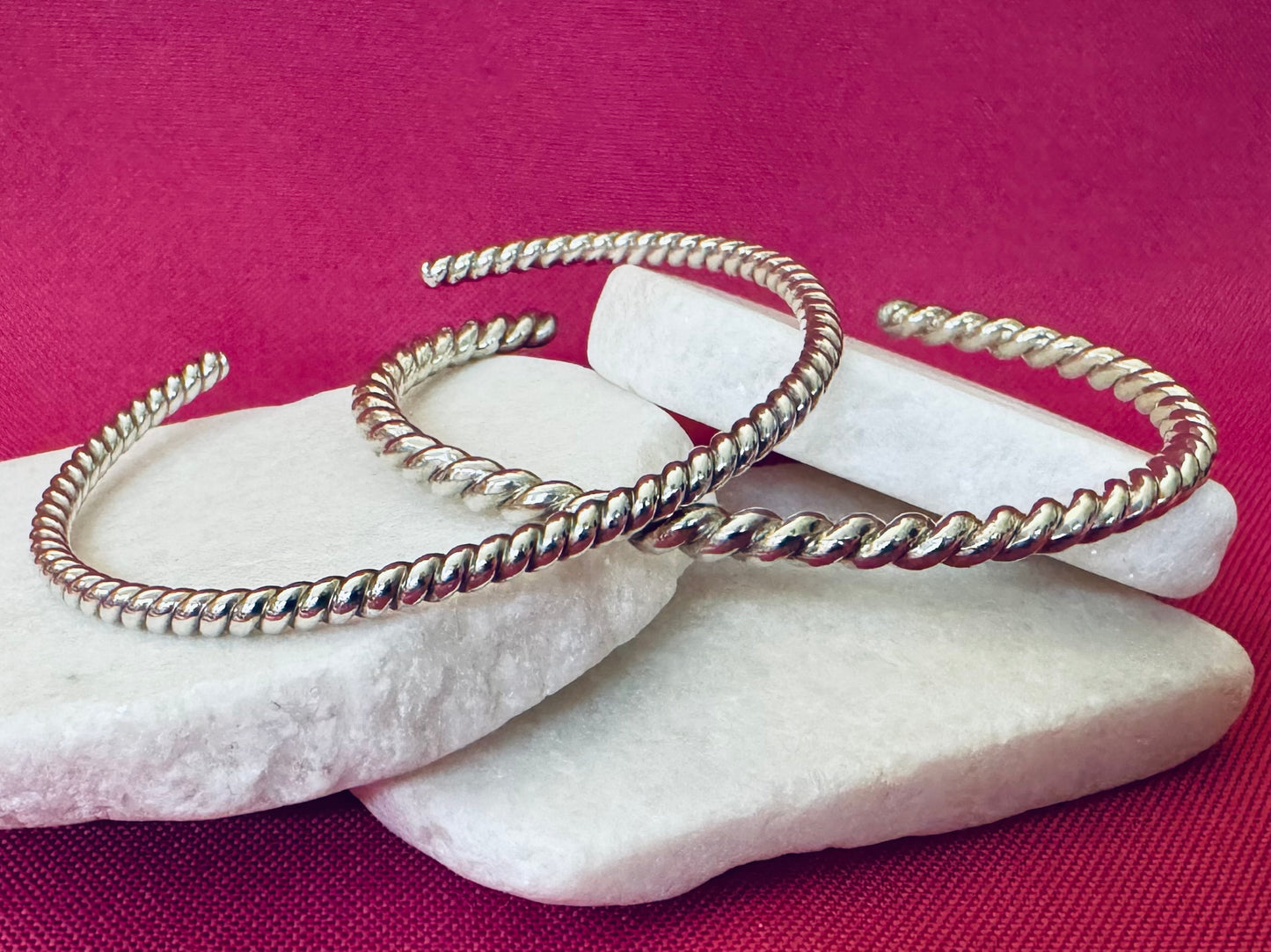 Silver Chunky Twist