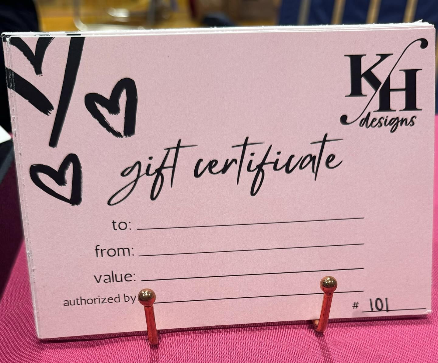 Gift Certificates