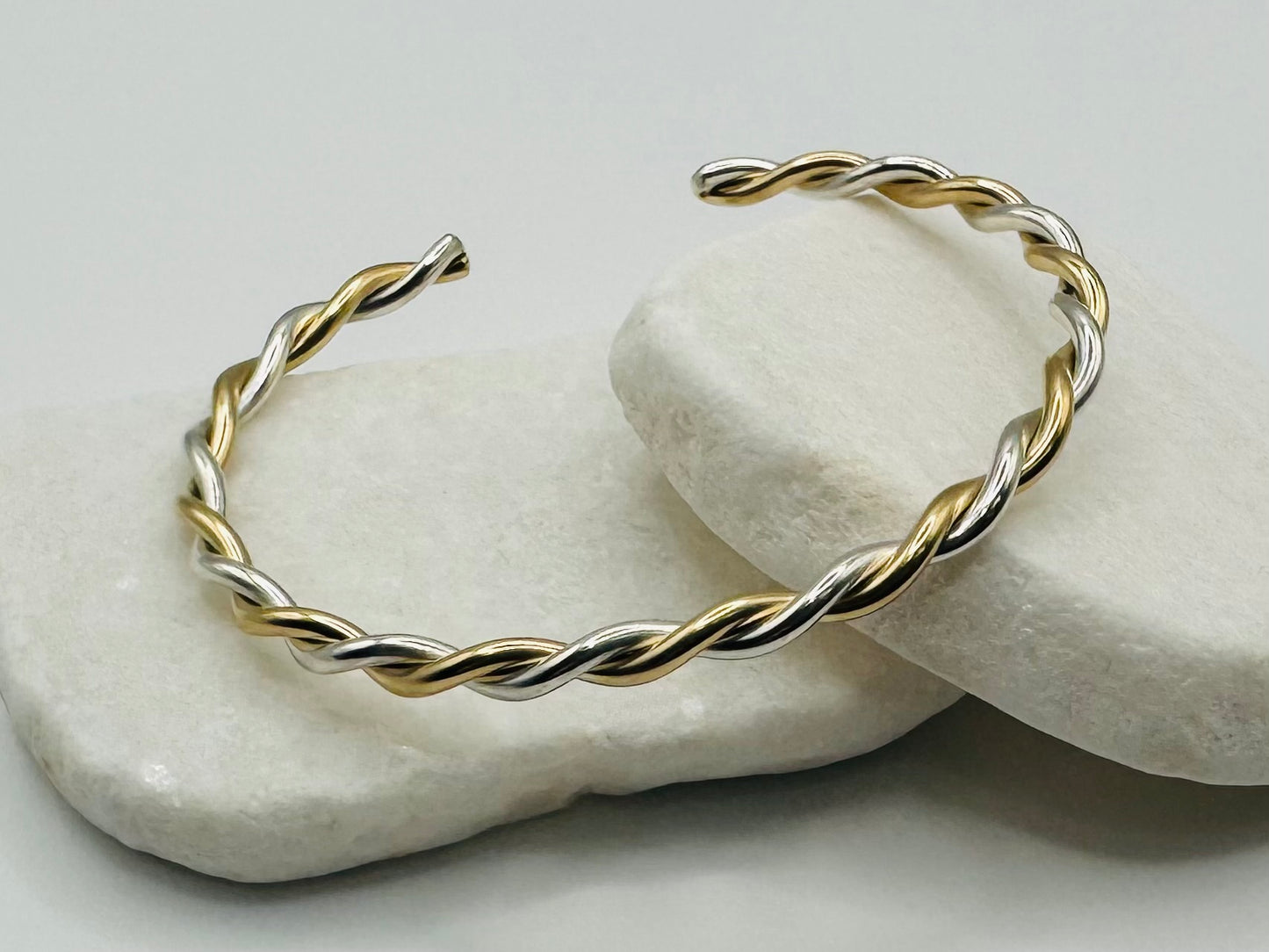 Silver/Gold Double Twist