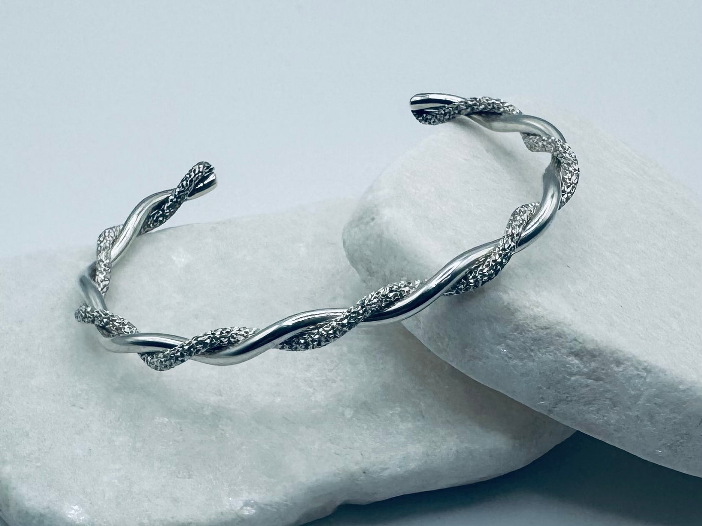 Silver Sparkle Twist