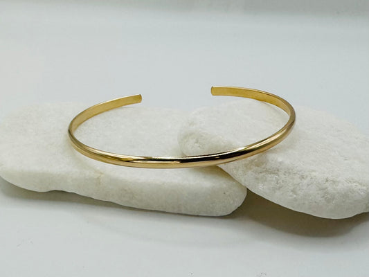 Gold Thin Half Round