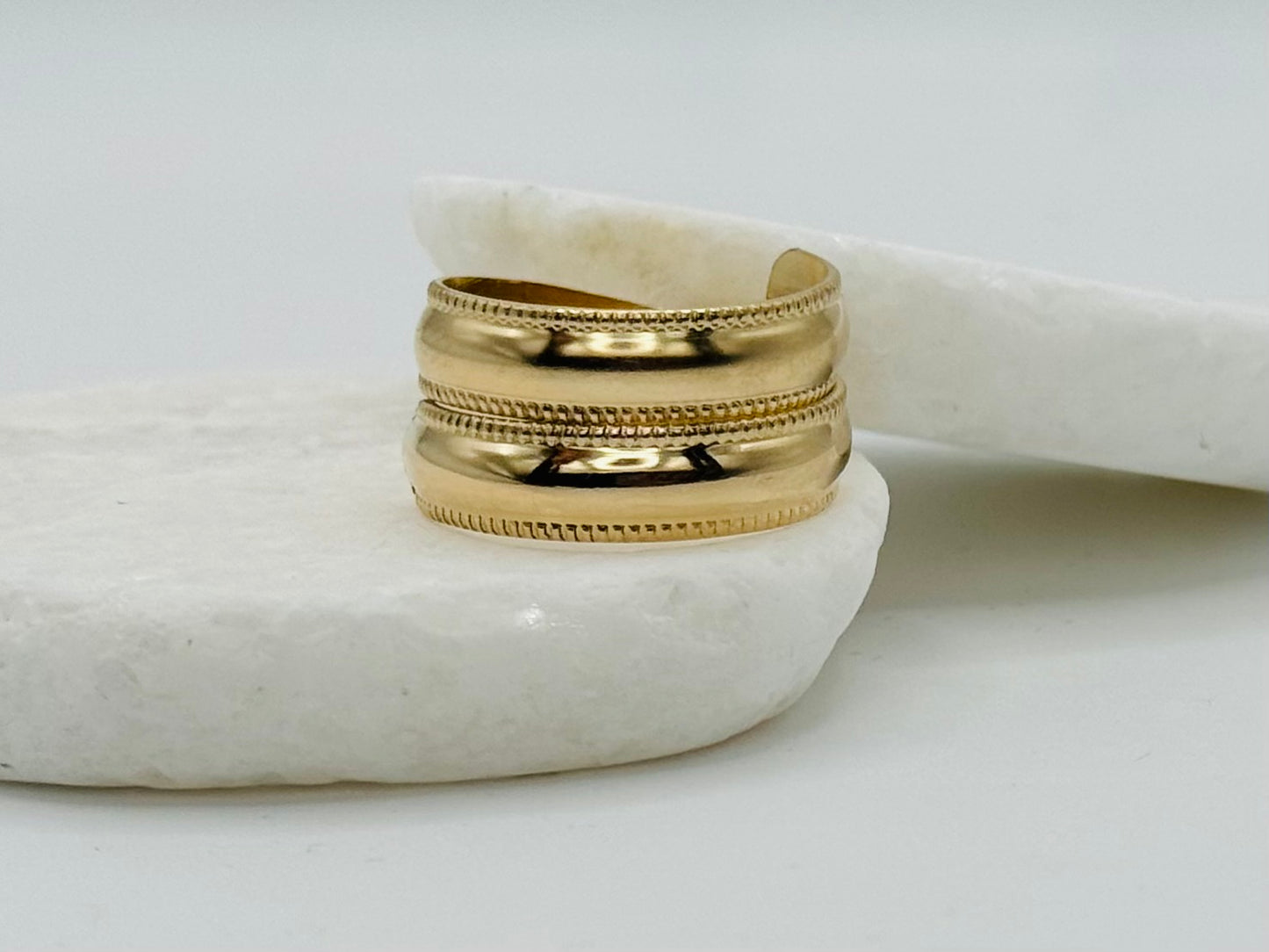 Gold Centipede Ring