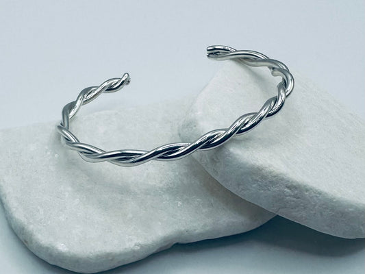 Silver Double Twist