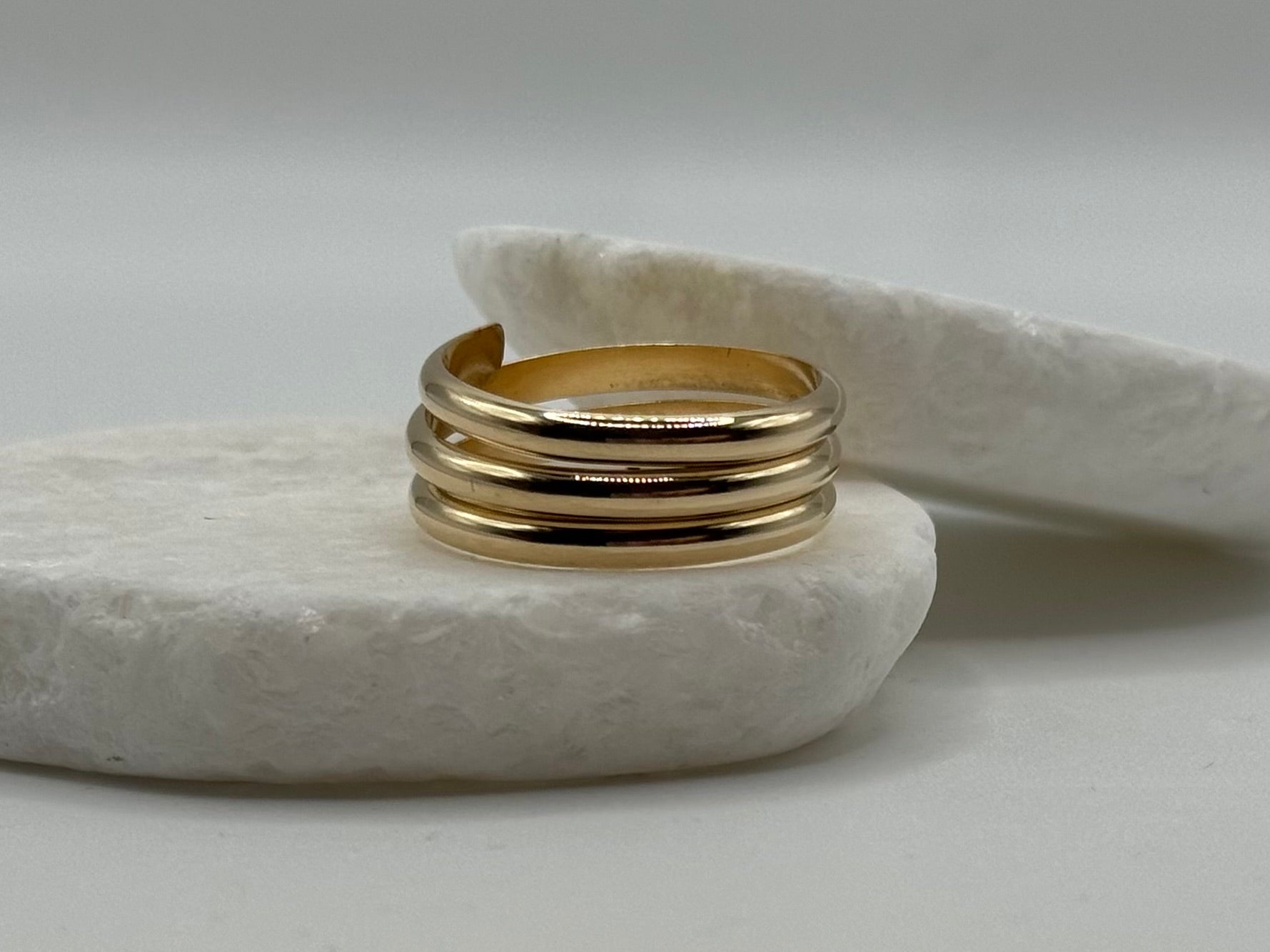 Aspca Triple Rings Gold Triple Ring – KH Designs