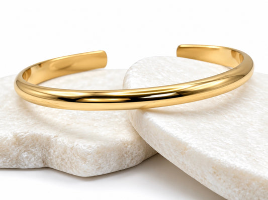 Gold Chunky Half Round