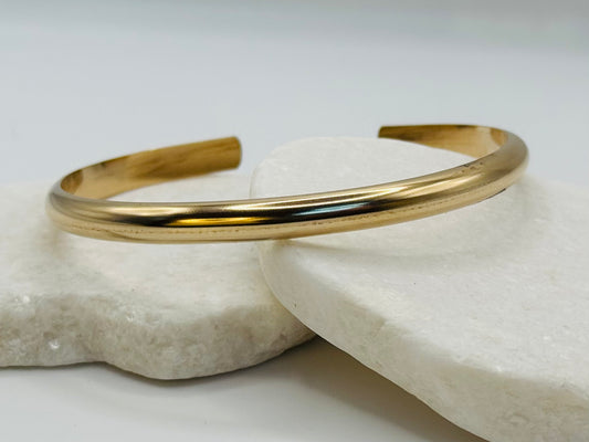 Gold Chunky Half Round