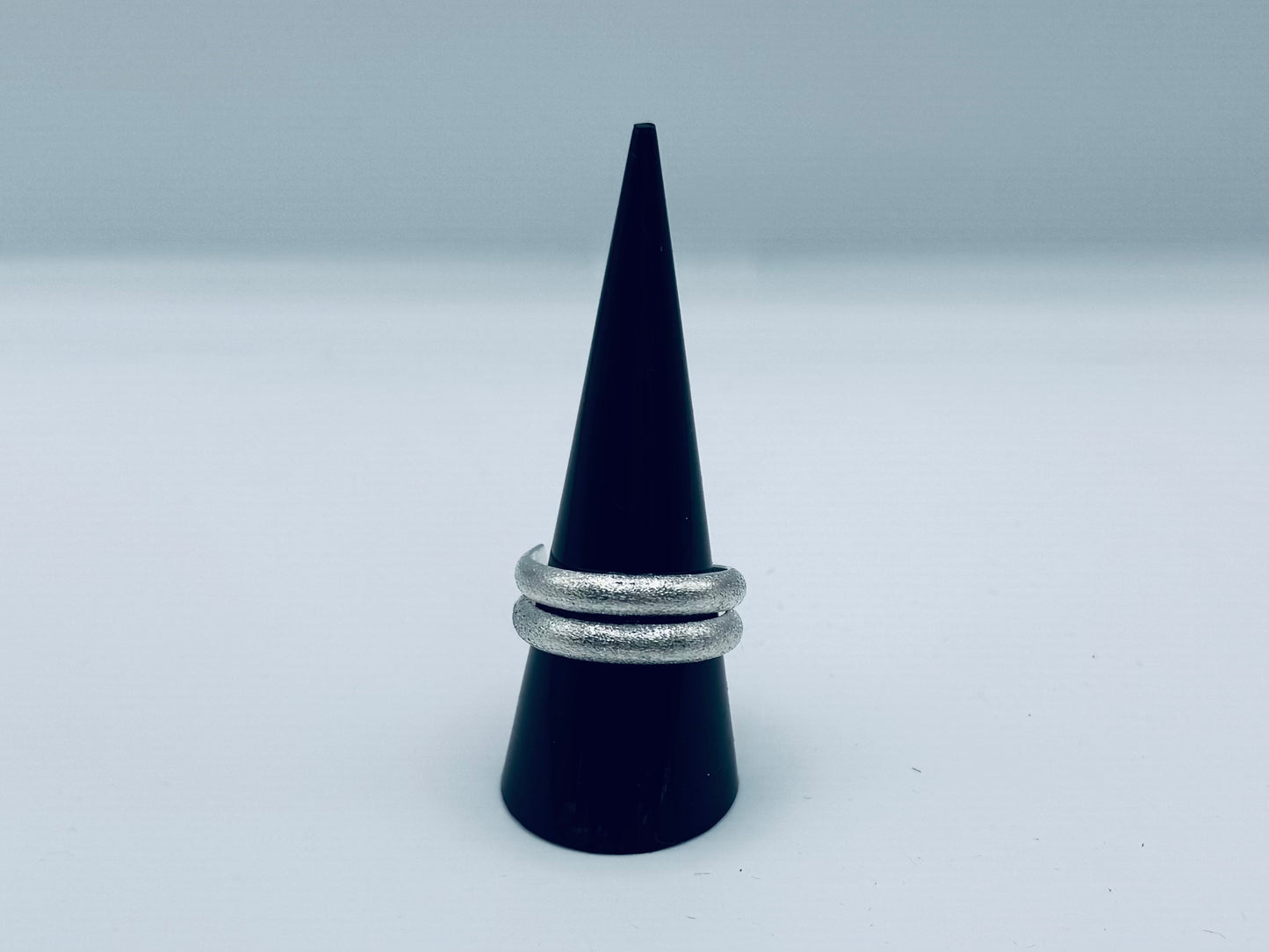 Silver Frosted Hay Ring